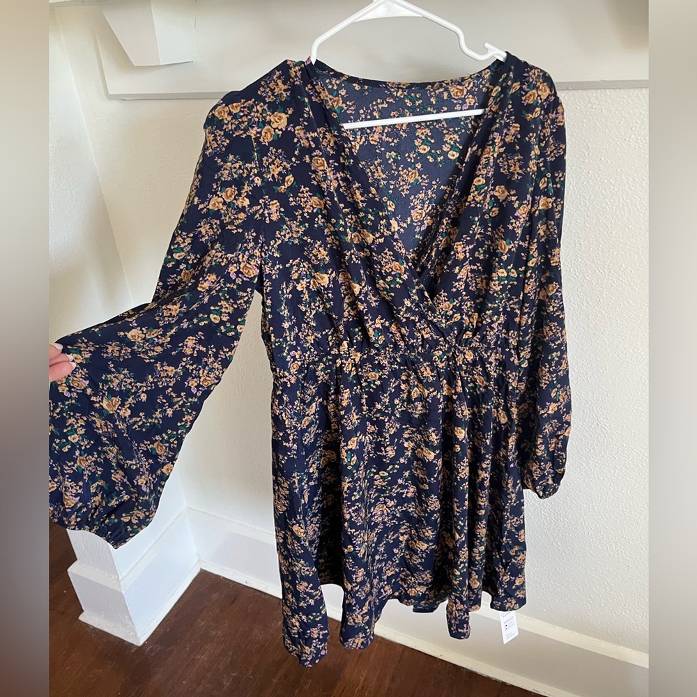 Floral Long Sleeve Dress